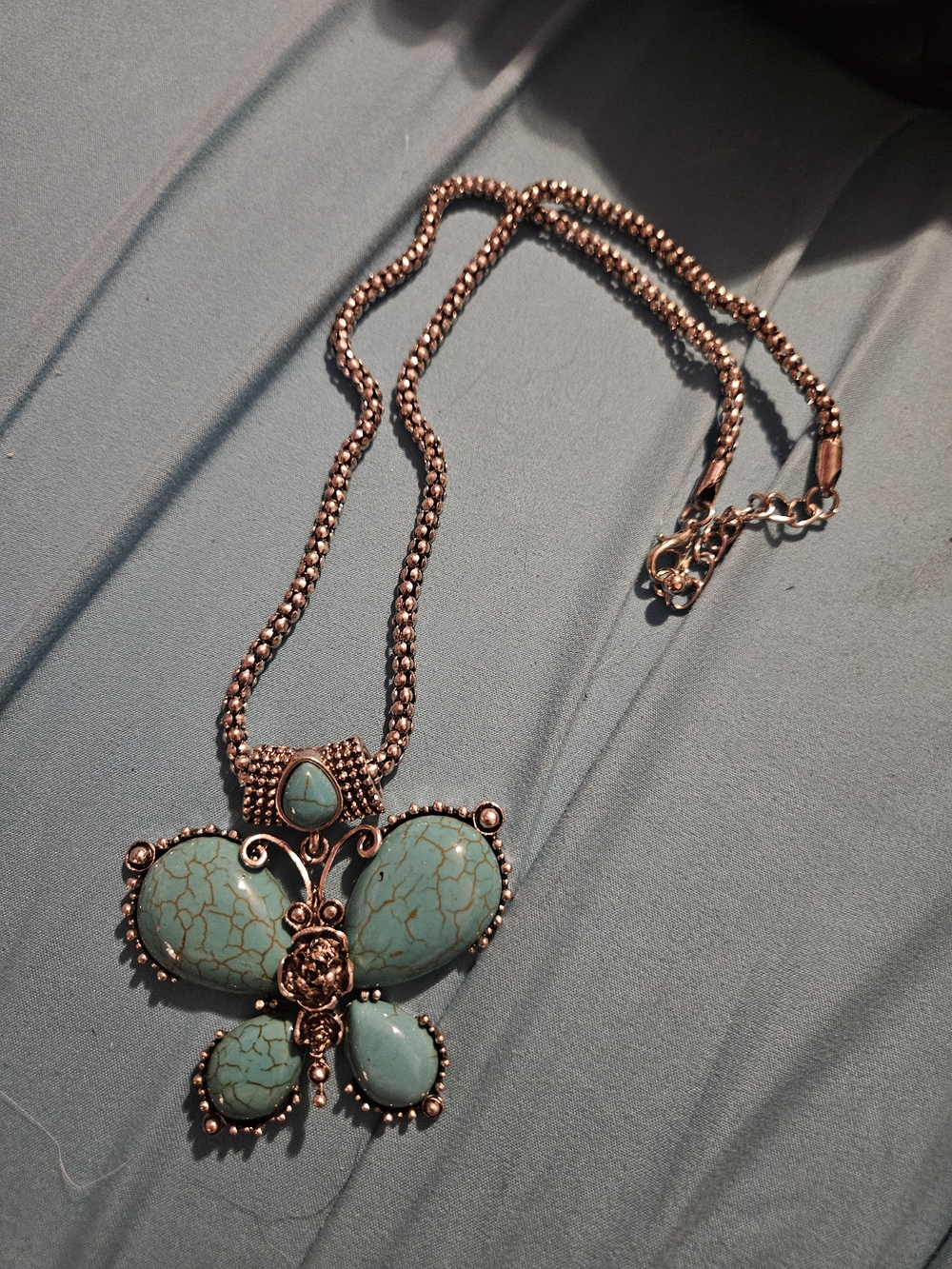 Turquoise Butterfly Pendant Necklace - Unbranded Women’s Jewelry